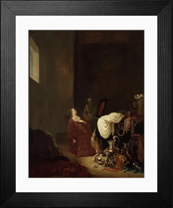 Framed Print : Vanitas Allegory, mid-17th century. Creator: Willem de Poorter