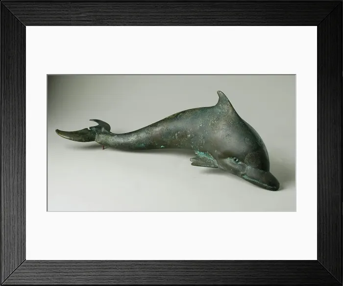 Framed Print : Dolphin, 300 B.C.-A.D. 100. Creator: Unknown Framed Print : Dolphin, 300 B.C.-A.D. 100. Creator: Unknown