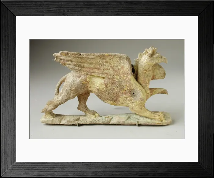 Framed Print : Appliqué in the Form of a Griffin, 330-320 B.C.. Creator: Unknown Framed Print : Appliqué in the Form of a Griffin, 330-320 B.C.. Creator: Unknown