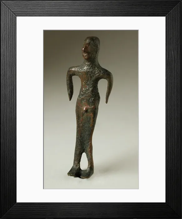 Framed Print : Male Figure, 6th century BC. Creator: Unknown Framed Print : Male Figure, 6th century BC. Creator: Unknown