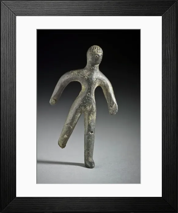 Framed Print : Male Nude Figure, 7th century BC. Creator: Unknown Framed Print : Male Nude Figure, 7th century BC. Creator: Unknown