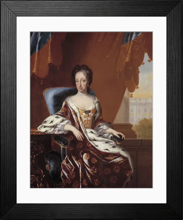 Framed Print : Hedvig Eleonora, Princess of Holstein-Gottorp, Queen of Sweden, late 17th-early 18th century. Creator: David von Krafft Framed Print : Hedvig Eleonora, Princess of Holstein-Gottorp, Queen of Sweden, late 17th-early 18th century. Creator: David von Krafft
