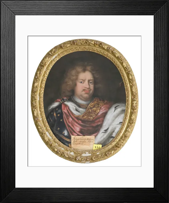 Framed Print : Johan Georg III, 1647-1691, Elector of Saxony, late 17th-early 18th century. Creator: David von Krafft Framed Print : Johan Georg III, 1647-1691, Elector of Saxony, late 17th-early 18th century. Creator: David von Krafft