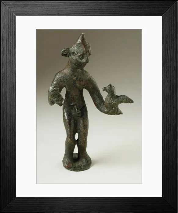 Framed Print : Male Figure, 3rd-1st century B.C.. Creator: Unknown Framed Print : Male Figure, 3rd-1st century B.C.. Creator: Unknown