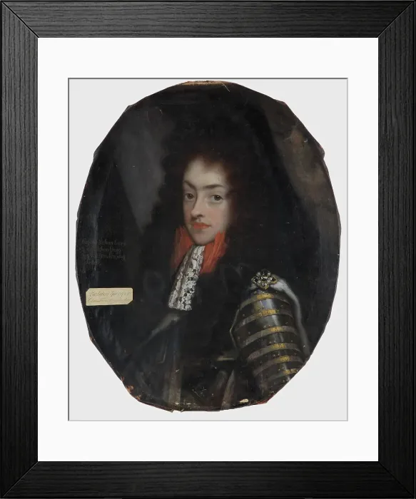Framed Print : Johan Georg IV, 1668-1697, Elector of Saxony, late 17th-early 19th century. Creator: David von Krafft Framed Print : Johan Georg IV, 1668-1697, Elector of Saxony, late 17th-early 19th century. Creator: David von Krafft