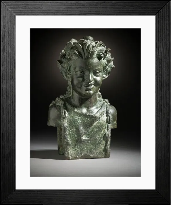 Framed Print : Janiform Herm with Young Male and Female Fauns (image 1 of 13), 1st century B.C.-1st century A.D.. Creator: Unknown Framed Print : Janiform Herm with Young Male and Female Fauns (image 1 of 13), 1st century B.C.-1st century A.D.. Creator: Unknown