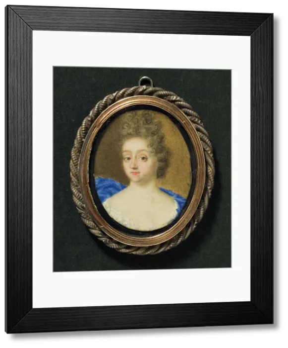 Framed Print : Maria Aurora von Königsmarck (1662-1728), countess, draftsman, late 17th-early 18th century. Creator: Elias Brenner Framed Print : Maria Aurora von Königsmarck (1662-1728), countess, draftsman, late 17th-early 18th century. Creator: Elias Brenner