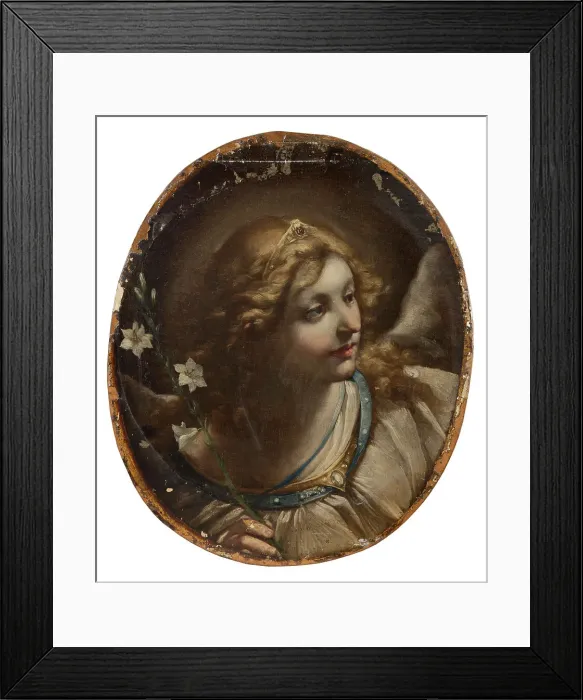 Framed Print : Head of the Archangel Gabriel Creator: Elisabetta Sirani Framed Print : Head of the Archangel Gabriel Creator: Elisabetta Sirani