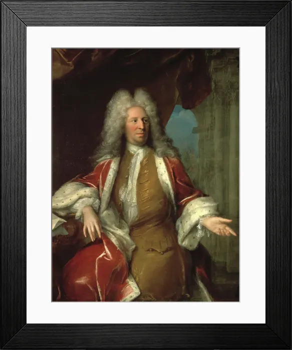 Framed Print : Nicodemus Tessin the Younger, 1654-1728, 1723. Creator: Georg Desmarees Framed Print : Nicodemus Tessin the Younger, 1654-1728, 1723. Creator: Georg Desmarees