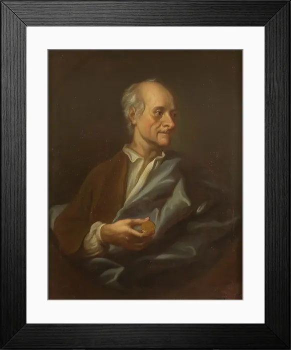 Framed Print : Niklas Keder, 1659-1735, early-mid 18th century. Creator: Georg Engelhard Schroder Framed Print : Niklas Keder, 1659-1735, early-mid 18th century. Creator: Georg Engelhard Schroder