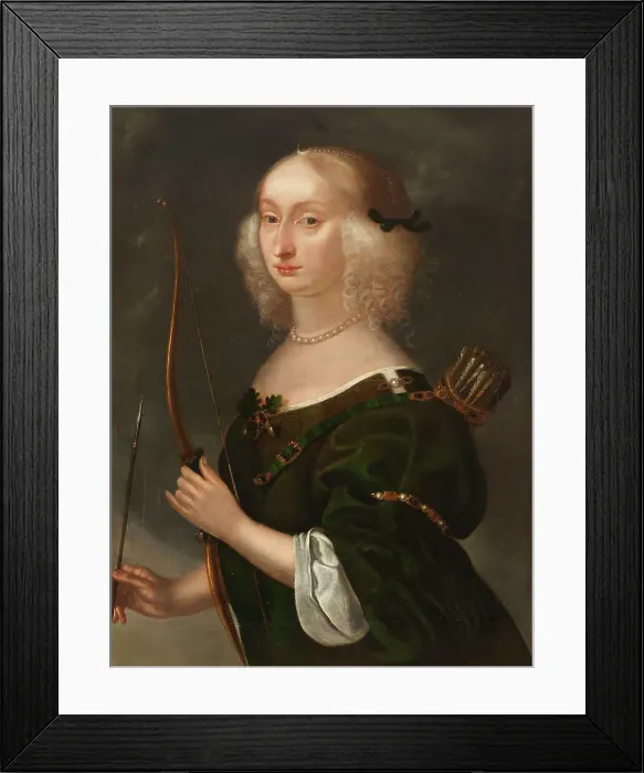 Framed Print : Maria Eleonora (1599-1655), Princess of Brandenburg, Queen of Sweden, married to... 17th century. Creator: Henrik Münnichhofen Framed Print : Maria Eleonora (1599-1655), Princess of Brandenburg, Queen of Sweden, married to... 17th century. Creator: Henrik Münnichhofen