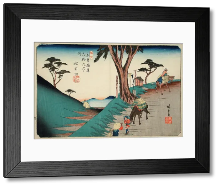 Framed Print : Matsuida, Station 17, c1838. Creator: Ando Hiroshige Framed Print : Matsuida, Station 17, c1838. Creator: Ando Hiroshige