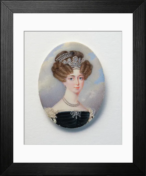 Framed Print : Joséphine (1807-1876), Queen of Sweden, late 18th-mid 19th century. Creator: Jakob Axel Gillberg Framed Print : Joséphine (1807-1876), Queen of Sweden, late 18th-mid 19th century. Creator: Jakob Axel Gillberg