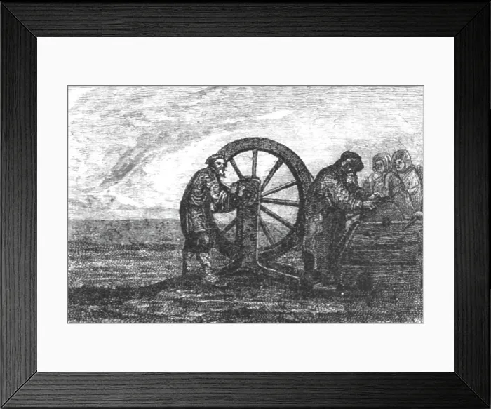 Framed Print : Russian Knife-Grinder in Esthonia; The Baltic Provinces of Russia, 1875. Creator: Unknown