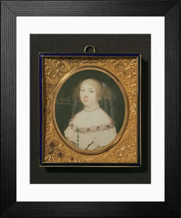 Framed Print : Mademoiselle de Borcèle. Creator: Jean Petitot Framed Print : Mademoiselle de Borcèle. Creator: Jean Petitot