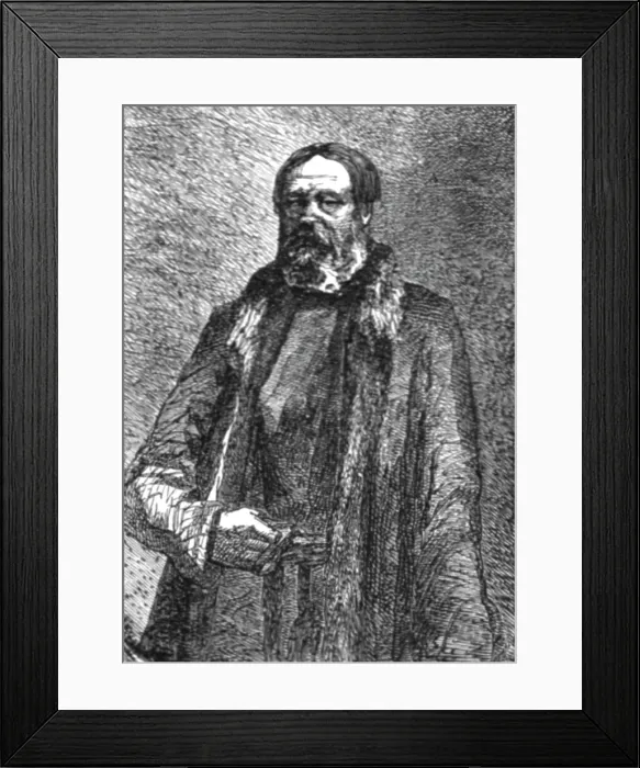 Framed Print : Russian Merchant of the Second Guild.- Riga; The Baltic Provinces of Russia, 1875. Creator: Unknown Framed Print : Russian Merchant of the Second Guild.- Riga; The Baltic Provinces of Russia, 1875. Creator: Unknown