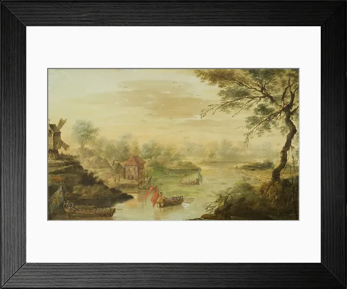 Framed Print : The mill at Ekolsund Castle. Creator: Johan Filip Korn Framed Print : The mill at Ekolsund Castle. Creator: Johan Filip Korn