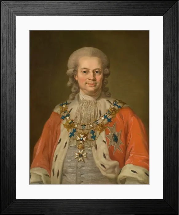 Framed Print : Johan Liljencrantz, 1730-1815, count, 1797. Creator: Lorens Pasch the Younger Framed Print : Johan Liljencrantz, 1730-1815, count, 1797. Creator: Lorens Pasch the Younger
