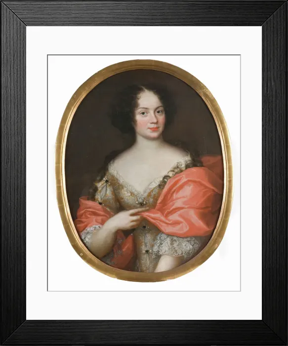 Framed Print : Maria Aurora von Königsmarck (1662-1728), countess, prioress of the Virgin Diocese of Quedlinburg... Creator: Martin Mytens the elder Framed Print : Maria Aurora von Königsmarck (1662-1728), countess, prioress of the Virgin Diocese of Quedlinburg... Creator: Martin Mytens the elder