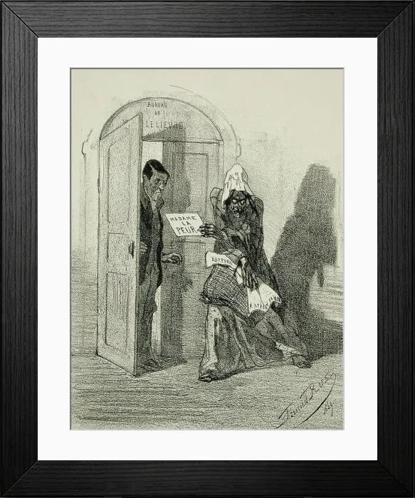 Framed Print : Représentants et Représentés, 1859. Creator: Félicien Rops Framed Print : Représentants et Représentés, 1859. Creator: Félicien Rops