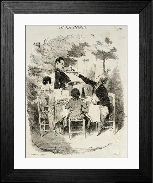 Framed Print : Ah! Il est fraîs...Ah! Il est fraîs... 1846. Creator: Honore Daumier Framed Print : Ah! Il est fraîs...Ah! Il est fraîs... 1846. Creator: Honore Daumier