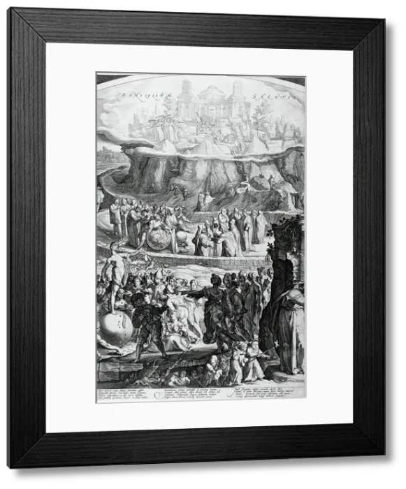 Framed Print : The Table of Cebes (image 3 of 4), 1592. Creator: Jacob Matham Framed Print : The Table of Cebes (image 3 of 4), 1592. Creator: Jacob Matham
