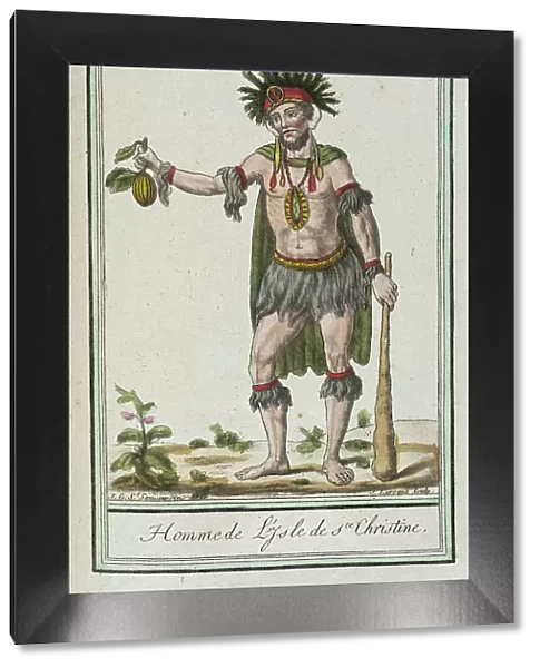 Costumes de Differents Pays, Homme de l'Isle de Ste. Christine, c1797. Creators: Jacques Grasset de Saint-Sauveur, LF Labrousse
