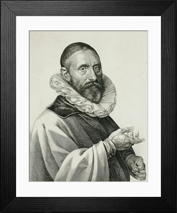Framed Print : Jan Pietersz. Sweelinck, 1624. Creator: Jan Muller Framed Print : Jan Pietersz. Sweelinck, 1624. Creator: Jan Muller