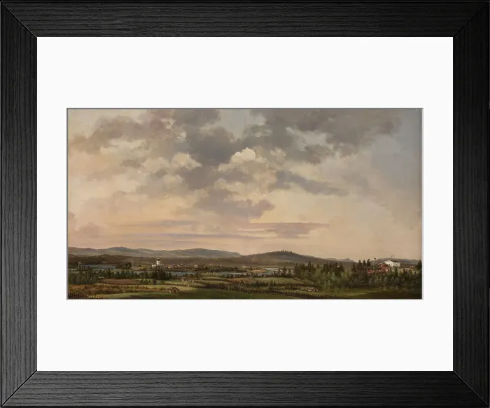Framed Print : Motif from Ytterhogdal. Creator: August Winquist Framed Print : Motif from Ytterhogdal. Creator: August Winquist
