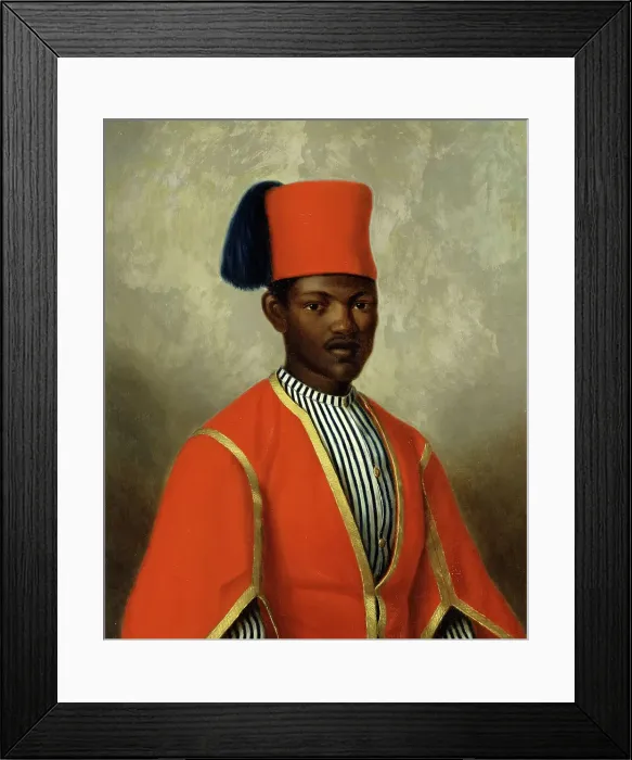 Framed Print : John Panzio Tockson (approx. 1838-1886), Charles XV's chamberlain, married to Mathilda Charlotta... Creator: Augusta Åkerlöf Framed Print : John Panzio Tockson (approx. 1838-1886), Charles XV's chamberlain, married to Mathilda Charlotta... Creator: Augusta Åkerlöf