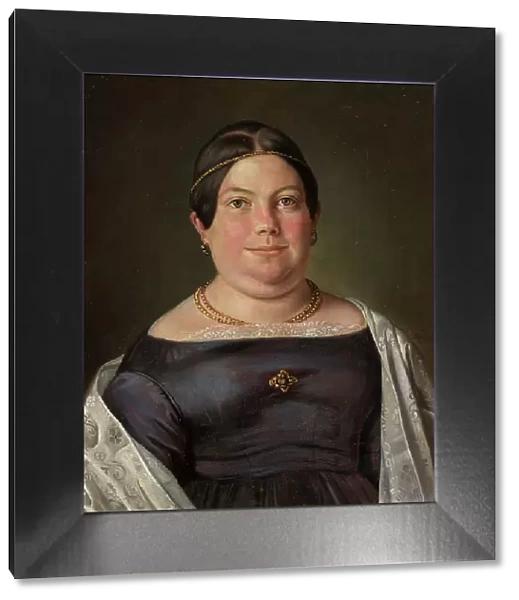 Lovisa Isabella Bjurberg (1814-1864), married to baron and Member of Parliament Anders... 1842. Creator: Axel Johan Fägerplan