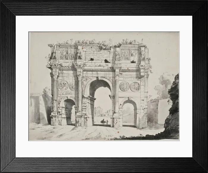 Framed Print : Arch of Constantine in Rome. Creator: Anon Framed Print : Arch of Constantine in Rome. Creator: Anon