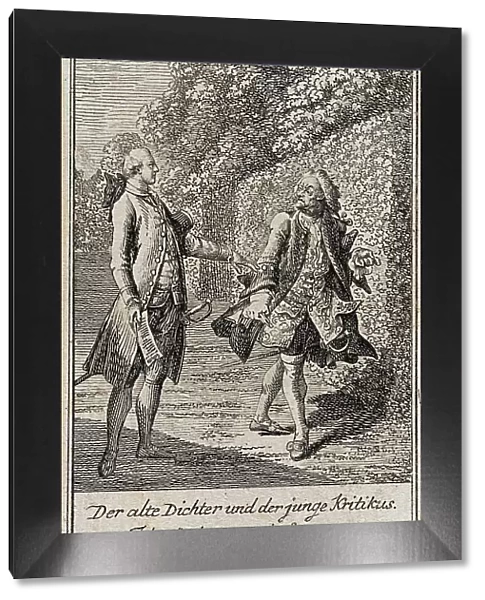 Illustration for Gellert's Six Fables and Six Stories, 1775. Creator: Daniel Nikolaus Chodowiecki