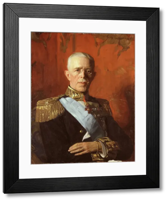 Framed Print : Gustav V (1858-1950), King of Sweden, married to Victoria of Baden. Creator: Gustav Bernhard Osterman Framed Print : Gustav V (1858-1950), King of Sweden, married to Victoria of Baden. Creator: Gustav Bernhard Osterman