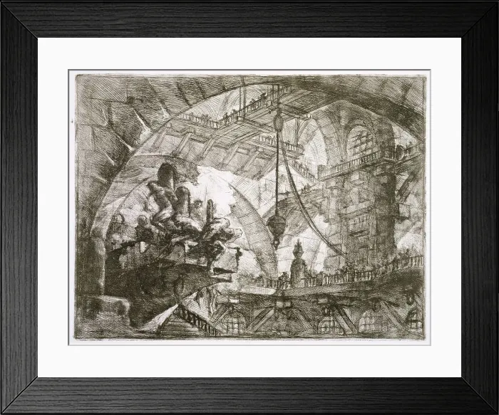 Framed Print : The Sawhorse, between 1749 and 1750. Creator: Giovanni Battista Piranesi Framed Print : The Sawhorse, between 1749 and 1750. Creator: Giovanni Battista Piranesi