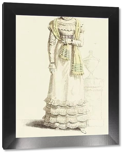 Fashion Plate (Parisian Walking Dress), c1824. Creator: Unknown