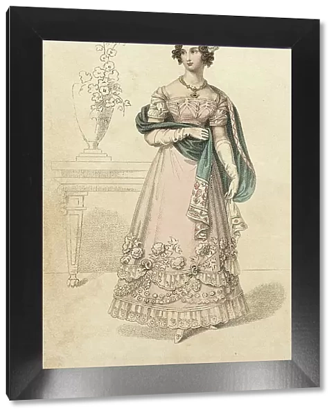 Fashion Plate (Ball or Evening Full Dress), 1822. Creator: Unknown