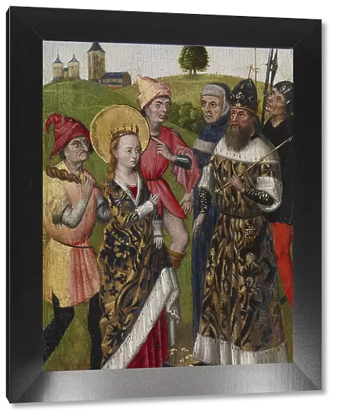 Saint Catherine Confronting the Emperor, c1480. Creator: Unknown