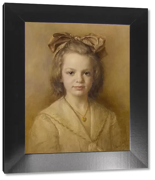 Portrait of The Artist's Daughter (?), 1910. Creator: Max Brodel