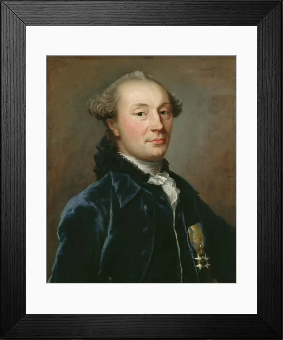 Framed Print : Jakob Magnus Sprengtporten, 1727-1786, mid-late 18th century. Creator: Carl Fredrich Brander