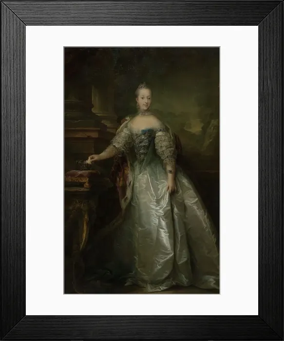 Framed Print : Juliane Marie, Queen of Denmark, 1762. Creator: Carl Gustaf Pilo Framed Print : Juliane Marie, Queen of Denmark, 1762. Creator: Carl Gustaf Pilo