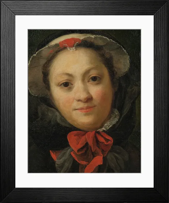 Framed Print : Mrs Charlotta Pilo, née Desmarées, 1756. Creator: Carl Gustaf Pilo Framed Print : Mrs Charlotta Pilo, née Desmarées, 1756. Creator: Carl Gustaf Pilo