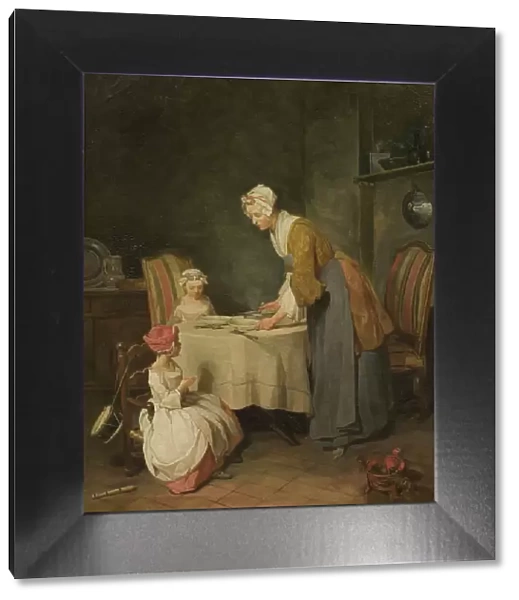 Saying Grace, mid-late 18th century. Creator: Workshop of Jean-Baptiste-Simeon Chardin