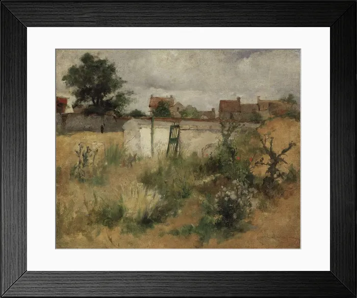 Framed Print : Landscape Study from Barbizon, 1878. Creator: Carl Larsson Framed Print : Landscape Study from Barbizon, 1878. Creator: Carl Larsson