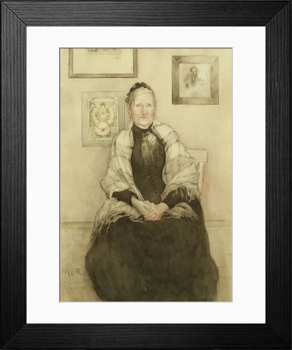 Framed Print : Mother, 1893. Creator: Carl Larsson