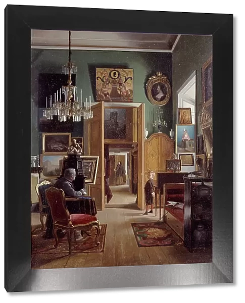 Interior of the Painter's Home in Stockholm, 1867. Creator: Karl Stefan Bennet