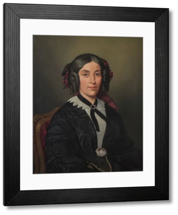 Framed Print : Margaret Seton (1805-1870), born in Scotland, active in Sweden, married to Baron Colonel Carl Gusta Creator: Karl Stefan Bennet Framed Print : Margaret Seton (1805-1870), born in Scotland, active in Sweden, married to Baron Colonel Carl Gusta Creator: Karl Stefan Bennet