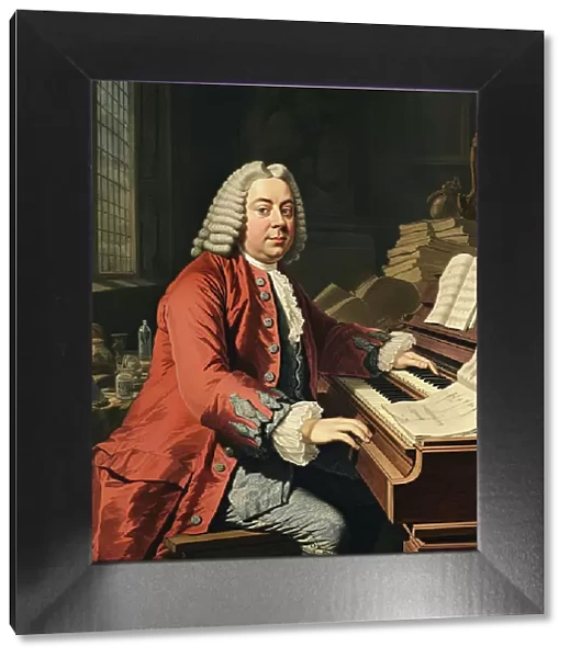 AI IMAGE - Portrait of Handel, 18th century, (2023). Creator: Heritage Images