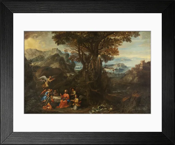 Framed Print : Heroic Landscape. Creator: Carracciernas Skola Framed Print : Heroic Landscape. Creator: Carracciernas Skola
