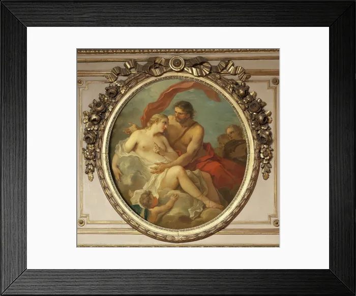 Framed Print : Jupiter and Callisto, 1745. Creator: Charles-Joseph Natoire Framed Print : Jupiter and Callisto, 1745. Creator: Charles-Joseph Natoire